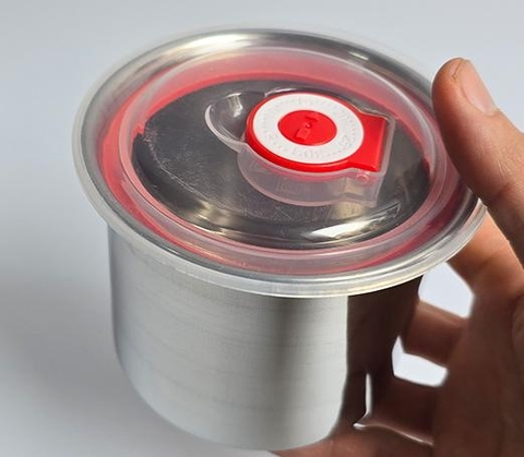 Thố inox có nắp chống tràn 10cm