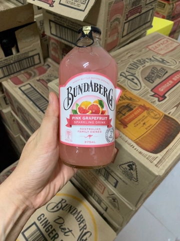 Nước ép Bundaberg Pink Grapefruit - Úc chai 375ml