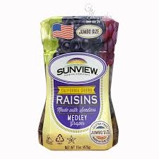 Nho khô Raisins Sunview Mix - Mỹ  425g