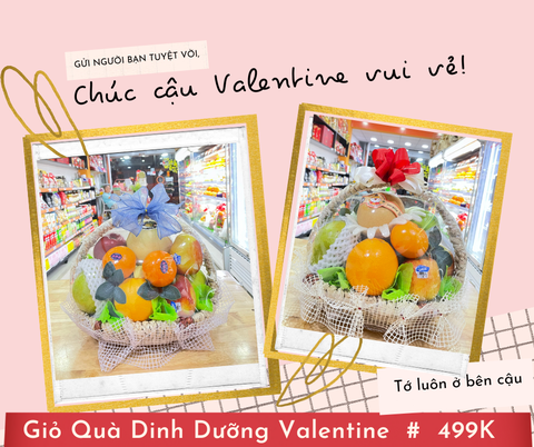 Giỏ Trái Cây Valentine Mix