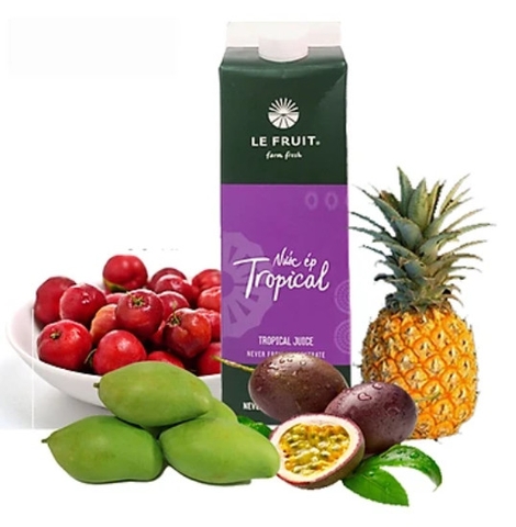 Nước Ép Trái cây Tropical - Le Fruit hộp 1L