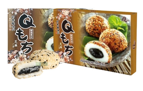 Bánh Mochi Qidea Vi Mè Đen - Đài Loan hộp 210g