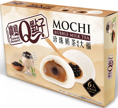 Bánh Mochi Quidea Vị Trà Sữa Trân Châu - Đài Loan hộp 210g