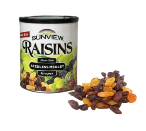 Nho khô Raisins Mix - Mỹ lon 425g