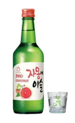 Rượu soju Jinro Grapefruit - Hàn Quốc chai 360ml