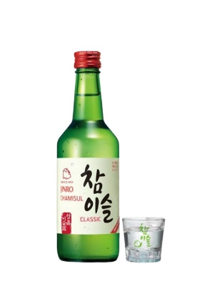 Rượu soju Jinro Chamisul Classic - Hàn Quốc chai 360ml