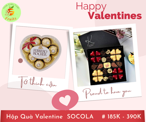 Hộp quà Valentine Socola