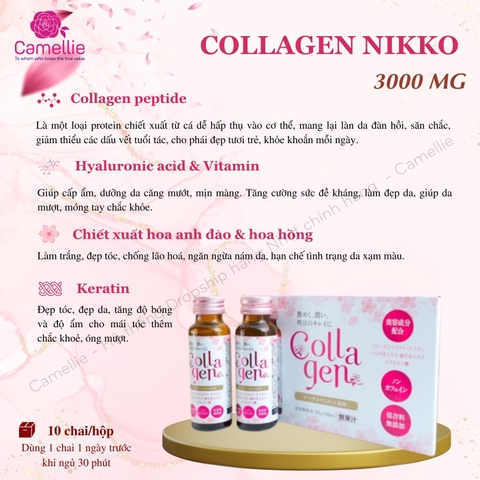 COLLAGEN NIKKO YAKUHIN KOUGYOU 3000 MG  100 ML