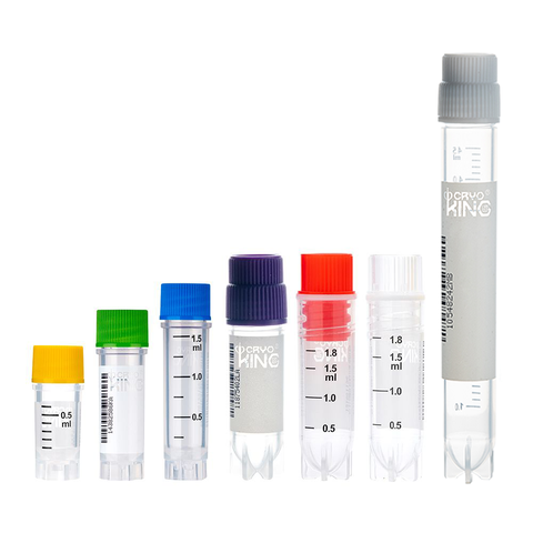 Lọ trữ lạnh 0.5ml-2.0ml, 25 cái/túi- tiệt trùng, ren trong/ngoài- có mã vạch (-196°C) Biologix