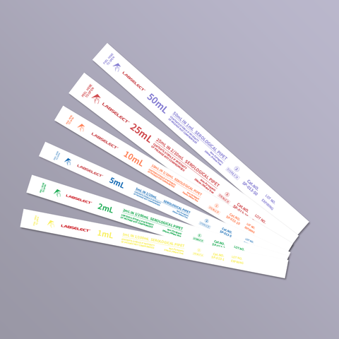 Pipet nhựa 100ml (Serological Pipets), tiệt trùng từng chiếc, LABSELECT