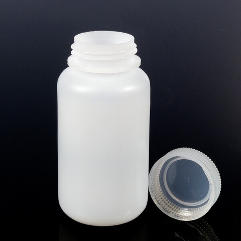 Chai nhựa HDPE mầu trắng, miệng rộng 500ml-1000ml (HDPE Bottles-Natural) Biologix- USA
