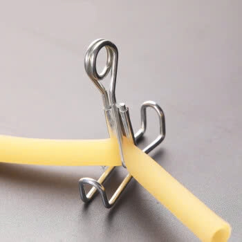 Kẹp ống cao su/ ống Silicon chất liệu sắt mạ kẽm (Clamp rubber tubes) Hãng Biosharp