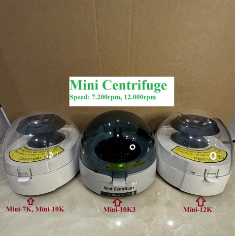 Máy ly tâm ống Eppendorf-ống PCR-8 Strip (Mini Centrifuge), 7.200rpm-12.000rpm, hãng Fcombio