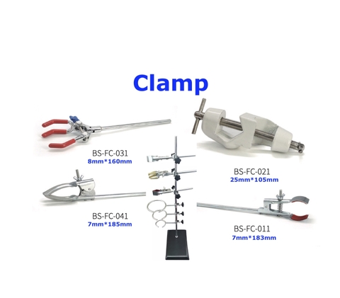 Kẹp thí nghiệm, chất liệu mạ kẽm (Clamp), nhiều kích thước, Hãng Biosharp