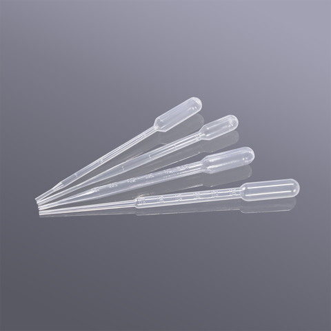 1ml/2ml/3ml Pipet pasteur nhựa chia vạch, 500 cái/gói, Ống hút nhỏ giọt, Biosharp