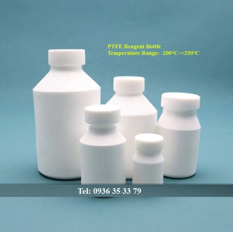 Chai PTFE miệng rộng, 10ml-20.000ml (PTFE Reagent Bottle)