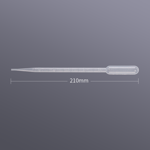 10ml Pipet pasteur nhựa chia vạch, 1cái/gói-sterile,dài 300mm, Ống hút nhỏ giọt, Biosharp