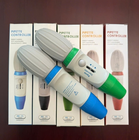 Dụng cụ Trợ pipet/ Pipette Pump/ Pipette Controller, dải hút 0.1mL-100mL, hãng Fcombio