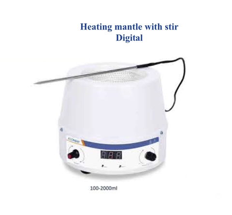 Bếp ủ bình cầu có khuấy (Heating mantle with stir), 100ml-2000ml, Nhiệt độ tối đa 380°C, 0-1600 vòng/phút