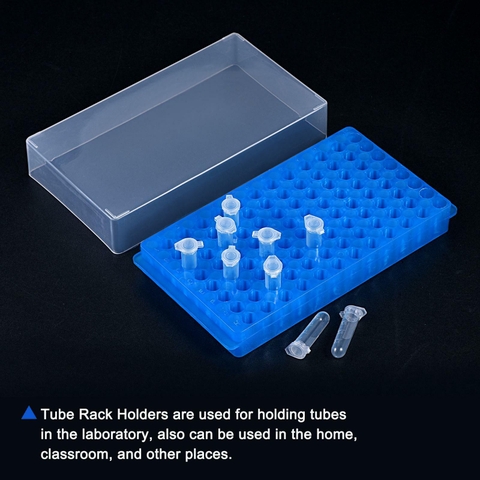 Giá đựng ống Eppendorf 0.5-1.5ml, 96 vị trí có nắp, Mã: CTR1005, hãng Fcombio USA