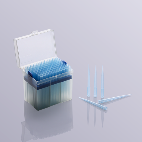 96 cái/hộp đầu côn/đầu típ 10μL-1250μL, tiệt trùng, Rack Pipette tips, hãng Biosharp