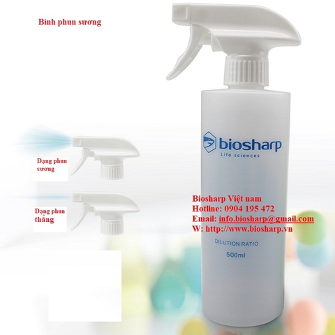 Bình xịt cồn dạng phun sương, 500ml