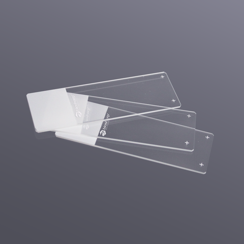 Tấm kính hiển vi có phủ lớp bám dính tích điện + (Adhesion microscope slides), hộp 50 tấm  tekcovina