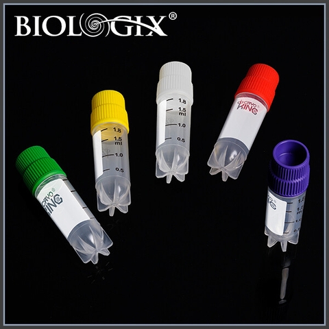 Lọ trữ lạnh 2.0ml-5.0ml, 25 cái/túi- tiệt trùng, ren ngoài-không có mã vạch (-196°C) Biologix