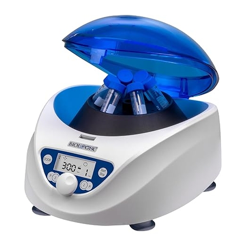 Máy ly tâm tốc độ 5000rpm và rotor 6 ống 15mL/10mL/7mL/5mL. hãng Biologix-USA