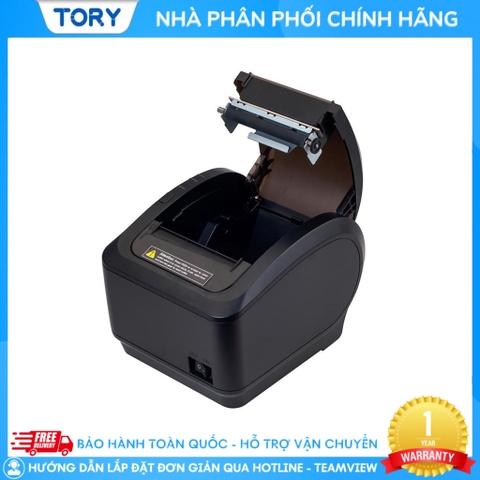 Máy in nhiệt, in bill hàng chính hãng Xprinter XP-K200W khổ 80mm, in điện thoại (kết nối USB + Wifi)
