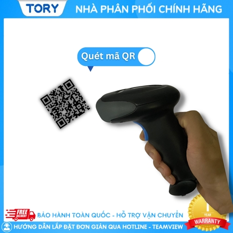 Máy quét đa tia 2D quét mã vạch, mã QR KHÔNG DÂY Bluetooth SINGPC 2623TR TẶNG CHÂN ĐẾ. Hàng chính hãng, bảo hành 12 tháng