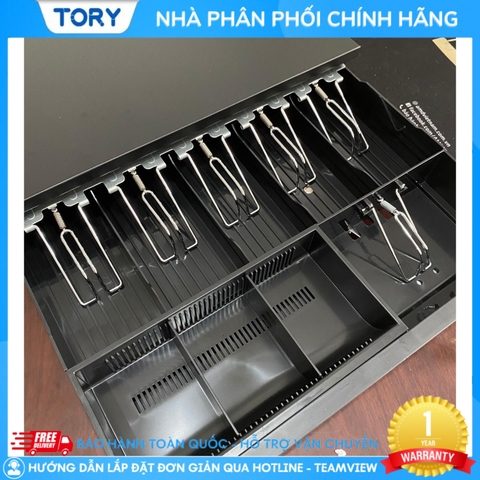 Ngăn kéo đựng tiền, két thu ngân SIZE LỚN bung tự động. Két thu ngân kết nối máy in hoá đơn, máy POS bán hàng