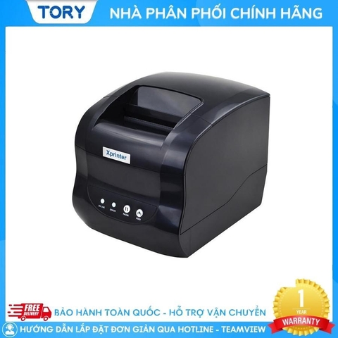 Máy in mã vạch, tem nhãn, decal, hàng chính hãng Xprinter XP-318B khổ 80mm (USB + LAN)