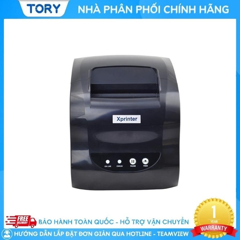 Máy in mã vạch, tem nhãn, decal, hàng chính hãng Xprinter XP-318B khổ 80mm (USB + LAN)