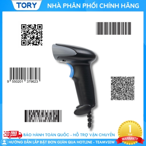 Máy quét đa tia 2D, quét mã vạch, mã QR có dây SINGPC 2623U TẶNG CHÂN ĐẾ. Hàng chính hãng, bảo hành 12 tháng