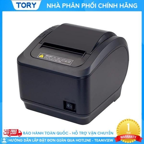 Máy in bếp có âm thanh báo Xprinter XP-K200L cổng USB + LAN. Máy in hóa đơn, in nhiệt Siêu sales Giá rẻ