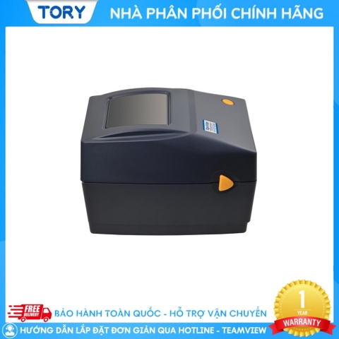 Máy in mã vạch, tem nhãn, decal, hàng chính hãng Xprinter XP-DT426B khổ 110mm (kết nối USB)