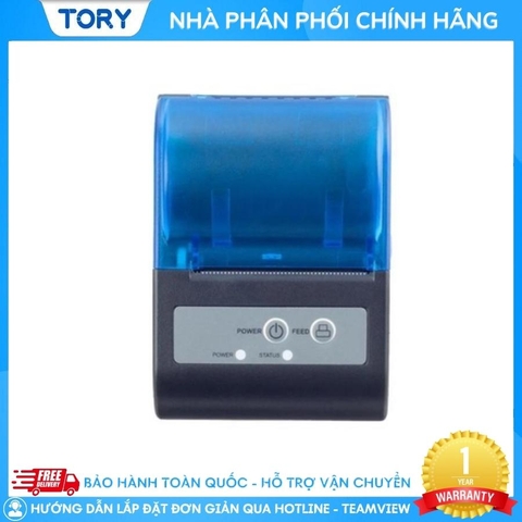 Máy in nhiệt, in bill hàng chính hãng Xprinter XP-P103 mini cầm tay, khổ 57mm (USB+ Bluetooth)