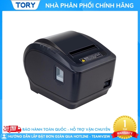 Máy in nhiệt, in bill hàng chính hãng Xprinter XP-K200W khổ 80mm, in điện thoại (kết nối USB + Wifi)