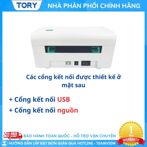 Máy in mã vạch, tem nhãn, decal, hàng chính hãng TPL TD-402S khổ 110mm (USB + Wifi + Bluetooth)