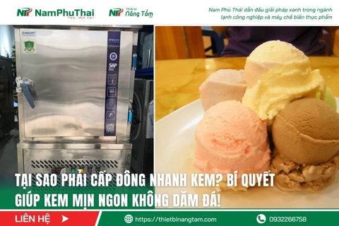Tại sao phải cấp đông nhanh kem? Bí quyết giúp kem mịn ngon không dăm đá!