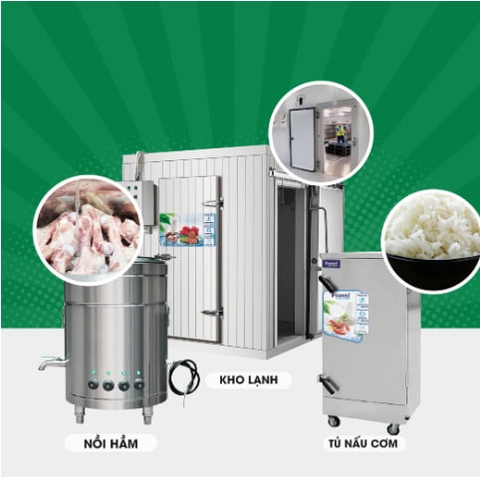 GIỚI THIỆU COMBO THIẾT BỊ BẾP ĂN CÔNG NGHIỆP