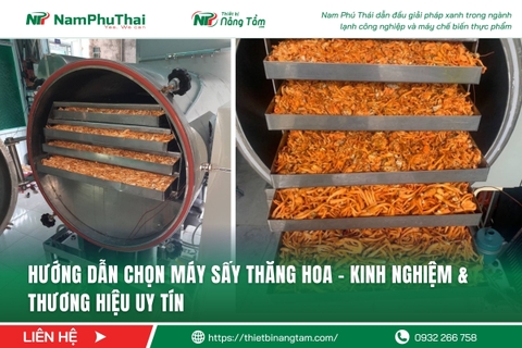 Hướng Dẫn Chọn Máy Sấy Thăng Hoa - Kinh Nghiệm & Thương Hiệu Uy Tín