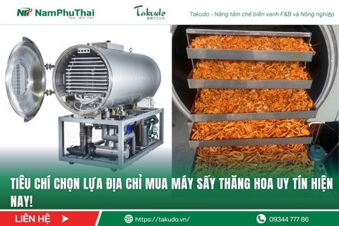 Tiêu chí chọn lựa địa chỉ mua máy sấy thăng hoa uy tín hiện nay