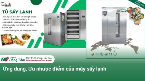 Ứng dụng, Ưu nhược điểm của máy sấy lạnh