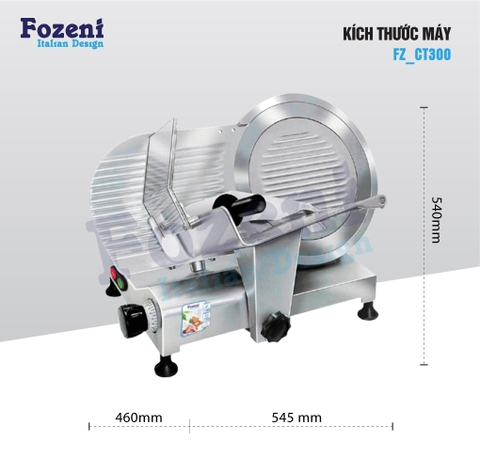 MÁY CẮT THỊT ĐÔNG LẠNH/THỊT CHÍN BÁN TỰ ĐỘNG FOZENI ES300