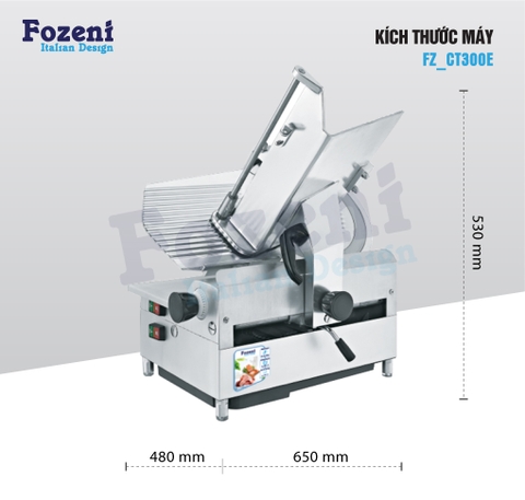 MÁY CẮT THỊT ĐÔNG LẠNH/THỊT CHÍN TỰ ĐỘNG FOZENI ES300E