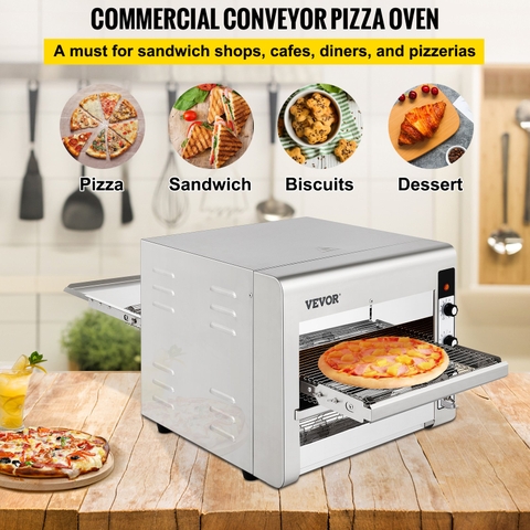 LÒ NƯỚNG BÁNH PIZZA 14INCH FOZENI CÓ BĂNG TẢI MODEL FZ-LNBT