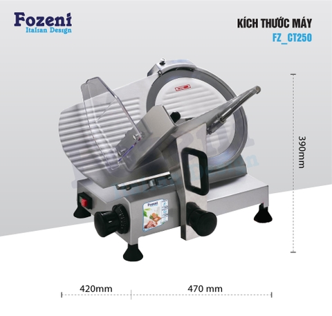 MÁY CẮT THỊT ĐÔNG LẠNH/THỊT CHÍN BÁN TỰ ĐỘNG FOZENI ES250