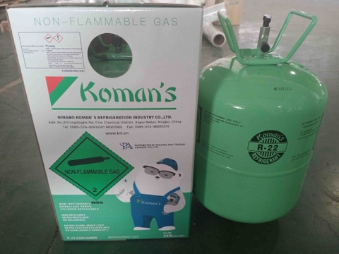 GAS LẠNH KOMAN'S R22 BÌNH 13.6KG